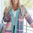  Elsa Slit Open Front Cardigan