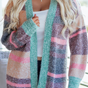  Elsa Slit Open Front Cardigan