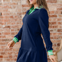  Elsie Ruffle Hem Mini Dress