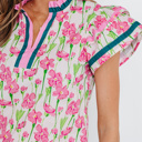  Elyse Ruffled Short Sleeve Blouse