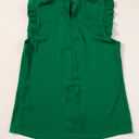  Emerald Pleated Sleeveless Top