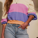  Emerie Drop Shoulder Cropped Sweatshirt
