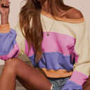  Emerie Drop Shoulder Cropped Sweatshirt