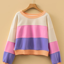 Emerie Drop Shoulder Cropped Sweatshirt