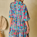  Emerie Sleeve Slit Ruffled Dress