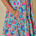  Emerie Sleeve Slit Ruffled Dress