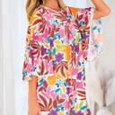  Emersyn Sleeve Swing Mini Dress