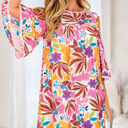  Emersyn Sleeve Swing Mini Dress