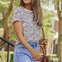  Emery Cheetah Print Top