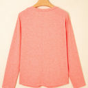  Emery Floral Patchwork V Neck Long Sleeve Top