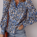 Blue XL Emi Long Sleeve Shirt Long Sleeve Top