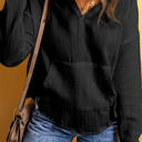  Emilia Lightweight Crinkle Pocketed Hoodie