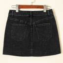  Emilia Raw Hem Mini Skirt