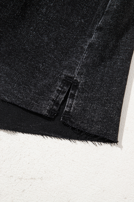 Emilia Raw Hem Mini Skirt