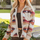  Emily Flap Raw Hem Shacket