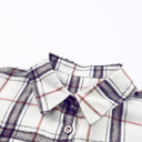  Emily Oversized Plaid Pattern Plus Shacket