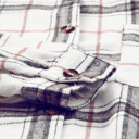  Emily Oversized Plaid Pattern Plus Shacket