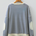  Emily Patched Drop Shoulder Sweatshirt