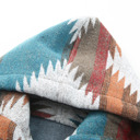  Emily Print Frayed Hem Jacket