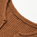  Emily Short Sleeve Notched Sweater