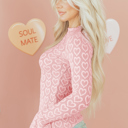  Emily Sleeve Mock Fitted Top