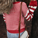  Emily Stripe Textured Sweater