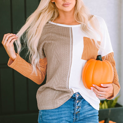 Emily Textured Knit top Long Sleeve Top