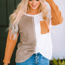  Emily Textured Knit top Long Sleeve Top
