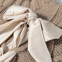  Emma Bowknot Short Sleeve Sweater