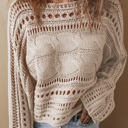  Emma Cable Knit Cropped Sweater
