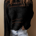  Emma Cable Knit Cropped Sweater