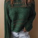  Emma Cable Knit Cropped Sweater