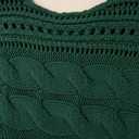  Emma Cable Knit Cropped Sweater