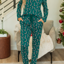  Emma Candy Cane Printed Top