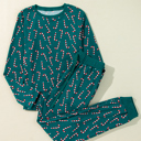  Emma Candy Cane Printed Top