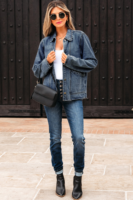 Emma Up Mineral Washed Jacket