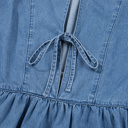  Emmy Sleeve Tied Peplum Top