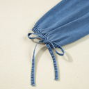  Emmy Sleeve Tied Peplum Top