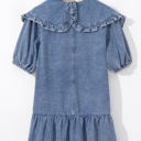  Emory Ruffled Collared Side Pockets Dress