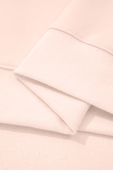 Ensley apricot Oversize Mock Sweatshirt