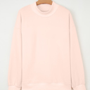  Ensley apricot Oversize Mock Sweatshirt
