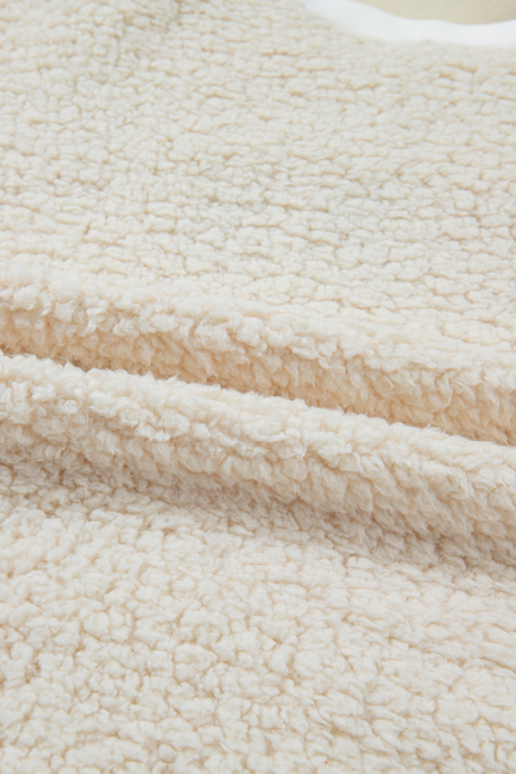 Ensley Christmas Embroidered Sherpa Pullover