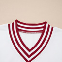  Esme Striped Puff Sleeve Sweatshirt