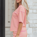  Estelle Casual Terry Short Lounge Set