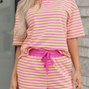  Estelle Casual Terry Short Lounge Set