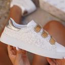  Esther Straps Pu Leather Sneakers