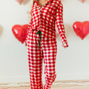  Estrella Christmas Plaid Print Shirt