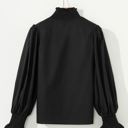  Estrella Flounce Sleeve Trim Blouse