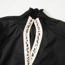  Estrella Flounce Sleeve Trim Blouse