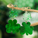  Estrella Pendant Bow Stud Earrings